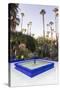 Fountain, Jardin Majorelle, Owned by Yves St. Laurent, Marrakech, Morocco, North Africa, Africa-Stephen Studd-Stretched Canvas