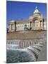 Fountain known as the Floozy in the Jacuzzi and the Council House, Victoria Square, Birmingham, Wes-Chris Hepburn-Mounted Photographic Print