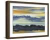 Fountain Lake II-Jennifer Goldberger-Framed Art Print