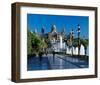 Fountain Natl Museum Barcelona-null-Framed Art Print