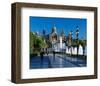 Fountain Natl Museum Barcelona-null-Framed Art Print