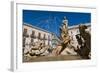 Fountain of Diana on the Tiny Island of Ortygia, UNESCO World Heritage Site, Syracuse-Martin Child-Framed Photographic Print