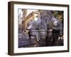 Fountain of Four Dolphins, Aix En Provence, Bouches Du Rhone, Provence, France-John Miller-Framed Photographic Print