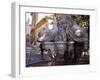 Fountain of Four Dolphins, Aix En Provence, Bouches Du Rhone, Provence, France-John Miller-Framed Photographic Print