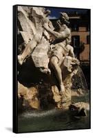 Fountain of Four Rivers, 1651-null-Framed Stretched Canvas