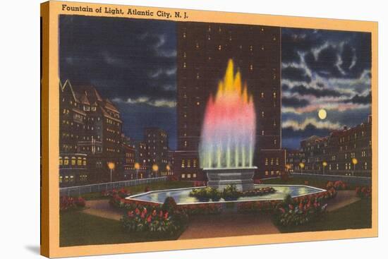 Fountain of Light, Atlantic City-null-Stretched Canvas