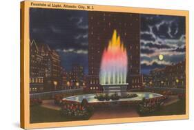 Fountain of Light, Atlantic City-null-Stretched Canvas