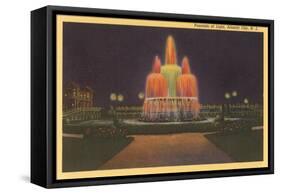 Fountain of Light, Atlantic City-null-Framed Stretched Canvas