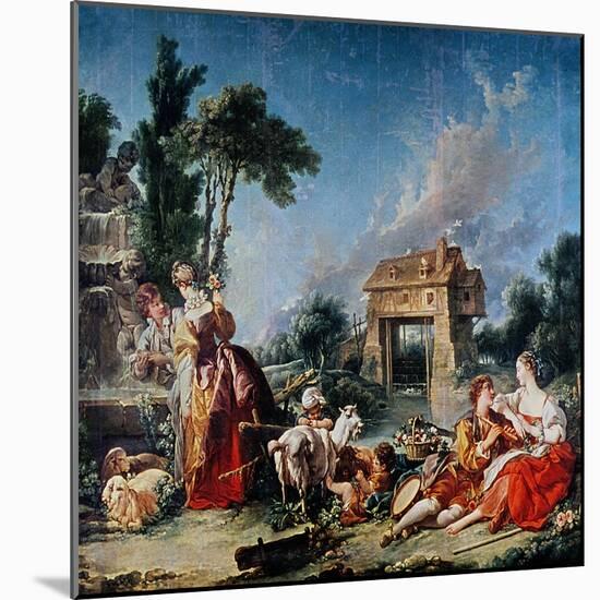 Fountain of Love, 1748-Francois Boucher-Mounted Giclee Print