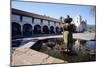 Fountain of Mission Santa Barbara-George Oze-Mounted Photographic Print