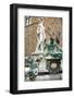 Fountain of Neptune (Biancone), Firenze, UNESCO, Tuscany, Italy-Nico Tondini-Framed Photographic Print