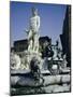 Fountain of Neptune Dating from 1576, in the Piazza Della Signora, Florence, Tuscany, Italy-Desmond Harney-Mounted Photographic Print