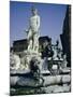 Fountain of Neptune Dating from 1576, in the Piazza Della Signora, Florence, Tuscany, Italy-Desmond Harney-Mounted Photographic Print