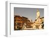 Fountain of Neptune in Florence.-Spectral-Design-Framed Photographic Print