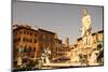 Fountain of Neptune in Florence.-Spectral-Design-Mounted Photographic Print