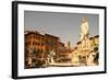 Fountain of Neptune in Florence.-Spectral-Design-Framed Photographic Print