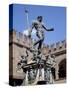 Fountain of Neptune, Piazza Del Nettuno, Bologna, Emilia Romagna, Italy, Europe-Frank Fell-Stretched Canvas
