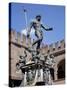 Fountain of Neptune, Piazza Del Nettuno, Bologna, Emilia Romagna, Italy, Europe-Frank Fell-Stretched Canvas