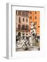 Fountain of Neptune, Piazza Navona, Rome, Lazio, Italy, Europe-Carlo Morucchio-Framed Photographic Print