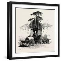 Fountain of Neptune, Rome and its Environs, Italy, 19th Century-null-Framed Giclee Print