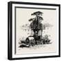 Fountain of Neptune, Rome and its Environs, Italy, 19th Century-null-Framed Giclee Print