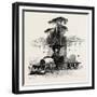 Fountain of Neptune, Rome and its Environs, Italy, 19th Century-null-Framed Giclee Print