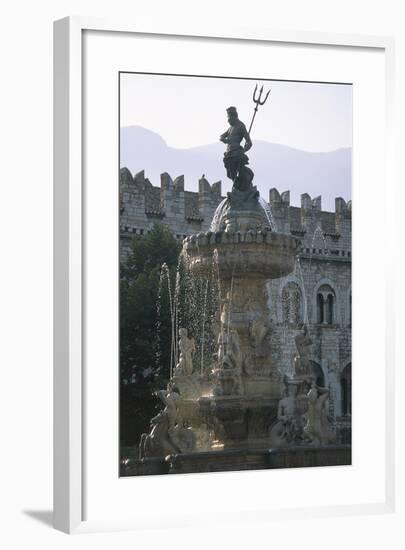 Fountain of Neptune-null-Framed Giclee Print