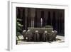 Fountain of Palace of Lions, Citadel of Alhambra-null-Framed Photographic Print