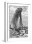 Fountain of Petroleum Oil; Site-null-Framed Giclee Print