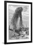 Fountain of Petroleum Oil; Site-null-Framed Giclee Print