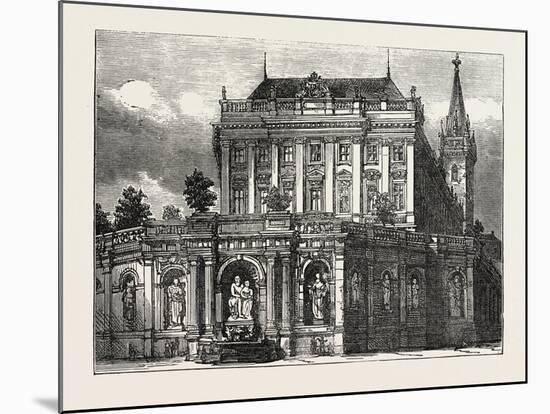 Fountain of the Archduke Albrecht, Vienna, Austria, 1873-null-Mounted Giclee Print