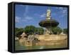 Fountain of the Bouches Du Rhone, Aix En Provence, Bouches Du Rhone, Provence, France, Europe-Michael Busselle-Framed Stretched Canvas