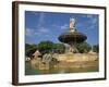 Fountain of the Bouches Du Rhone, Aix En Provence, Bouches Du Rhone, Provence, France, Europe-Michael Busselle-Framed Photographic Print