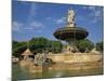 Fountain of the Bouches Du Rhone, Aix En Provence, Bouches Du Rhone, Provence, France, Europe-Michael Busselle-Mounted Photographic Print