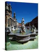 Fountain of the Moor-Leonardo da Vinci-Stretched Canvas