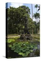 Fountain of the Muses, Rio De Janeiro Botanical Gardens, Rio De Janeiro, Brazil, South America-Gabrielle and Michael Therin-Weise-Stretched Canvas