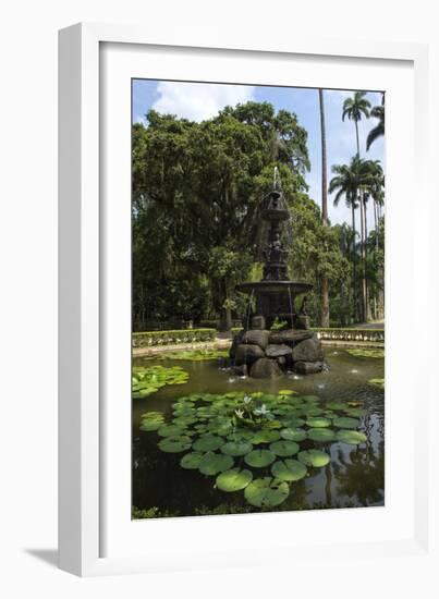 Fountain of the Muses, Rio De Janeiro Botanical Gardens, Rio De Janeiro, Brazil, South America-Gabrielle and Michael Therin-Weise-Framed Photographic Print
