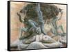 Fountain of the Tortoises, Rome, 1983-Glyn Morgan-Framed Stretched Canvas