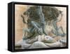 Fountain of the Tortoises, Rome, 1983-Glyn Morgan-Framed Stretched Canvas