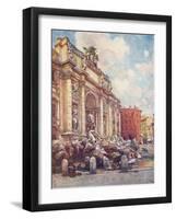 Fountain of Trevi, c1905-Alberto Pisa-Framed Giclee Print