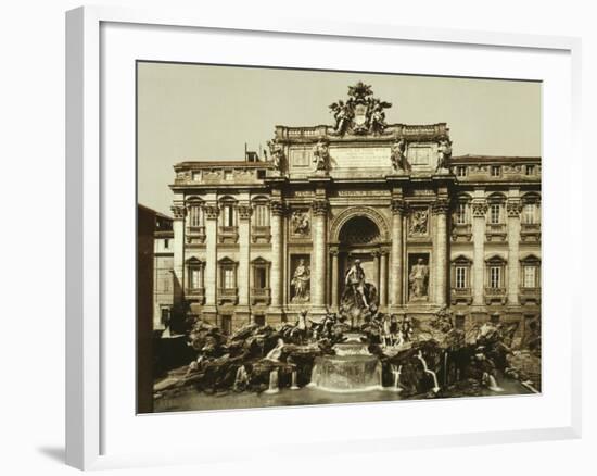 Fountain of Trevi, Rome, Italy, c.1890-c.1900-null-Framed Photographic Print
