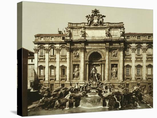 Fountain of Trevi, Rome, Italy, c.1890-c.1900-null-Stretched Canvas