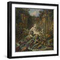 Fountain of Venus, 1756 (Oil on Canvas)-Francois Boucher-Framed Giclee Print