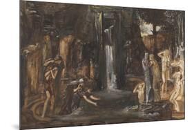 Fountain of Youth-Edward Burne-Jones-Mounted Giclee Print