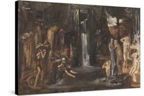 Fountain of Youth-Edward Burne-Jones-Stretched Canvas
