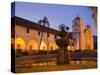 Fountain, Old Mission Santa Barbara, Santa Barbara, California-Richard Cummins-Stretched Canvas