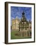 Fountain on the Grounds of Holyroodhouse Palace, Edinburgh, Scotland-Christopher Bettencourt-Framed Photographic Print