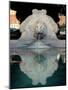 Fountain on the Lungotevere Aventino-Cesare Tallone-Mounted Photographic Print