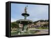 Fountain on the Main Square, Old Town, Cusco, Peru, South America-Karol Kozlowski-Framed Stretched Canvas