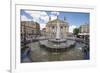 Fountain outside Old Town Opera House Svobody 28, Kiev, Ukraine, Europe-Jeremy Bright-Framed Photographic Print